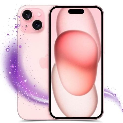 Apple iPhone 15, 128GB, Pink for Cricket Wireless (Renewed Premium)